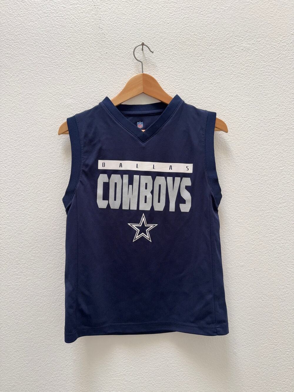 NFL Youth Dallas Cowboys Dak Prescott #4 Sleeveless Jersey Tank Top Size M 10/12